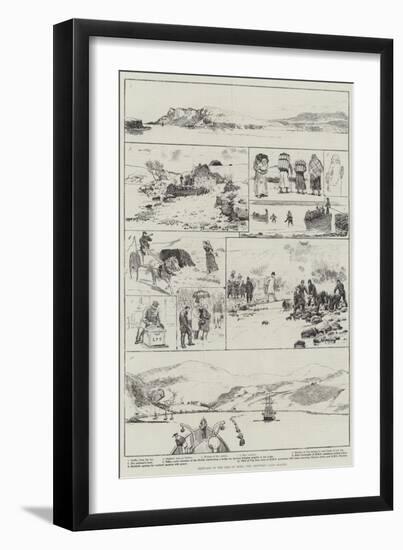 Sketches in the Isle of Skye, the Crofters' Land League-null-Framed Giclee Print