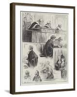 Sketches in the Law Courts, a Day in the Lord Chief Justice's Court-Henry Stephen Ludlow-Framed Giclee Print