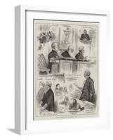 Sketches in the Law Courts, the Admiralty Court, No 2-Henry Stephen Ludlow-Framed Giclee Print