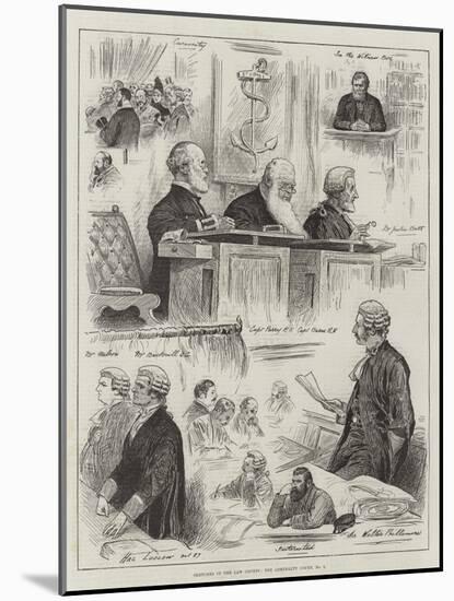 Sketches in the Law Courts, the Admiralty Court, No 2-Henry Stephen Ludlow-Mounted Giclee Print
