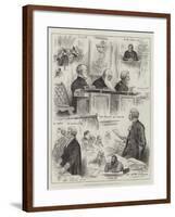 Sketches in the Law Courts, the Admiralty Court, No 2-Henry Stephen Ludlow-Framed Giclee Print