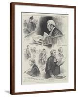 Sketches in the Law Courts, the Lord Chancellor's Court-Henry Stephen Ludlow-Framed Giclee Print