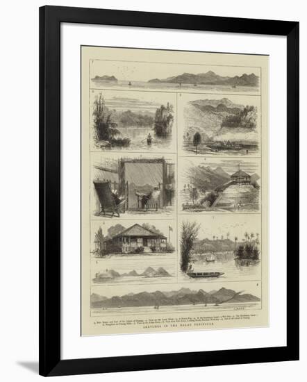 Sketches in the Malay Peninsula-null-Framed Giclee Print