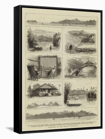 Sketches in the Malay Peninsula-null-Framed Stretched Canvas