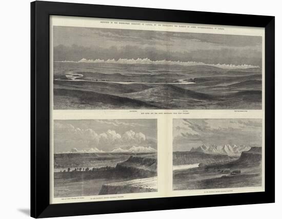 Sketches in the North-West Territory of Canada-null-Framed Giclee Print