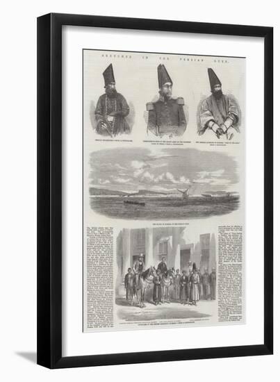 Sketches in the Persian Gulf-null-Framed Giclee Print