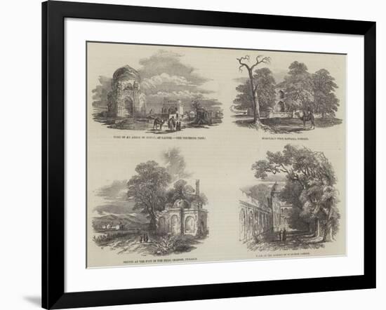 Sketches in the Punjaub-null-Framed Giclee Print