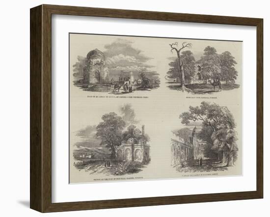 Sketches in the Punjaub-null-Framed Giclee Print