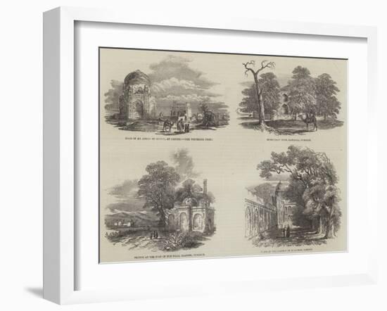 Sketches in the Punjaub-null-Framed Giclee Print