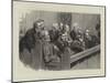 Sketches in the Royal Courts of Justice, a Common Jury-Robert Barnes-Mounted Giclee Print