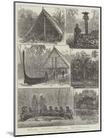 Sketches in the Solomon Islands-null-Mounted Giclee Print