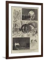 Sketches in the St Gothard Tunnel-null-Framed Giclee Print