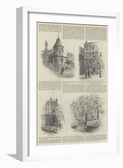 Sketches in the Temple-Alfred Robert Quinton-Framed Giclee Print