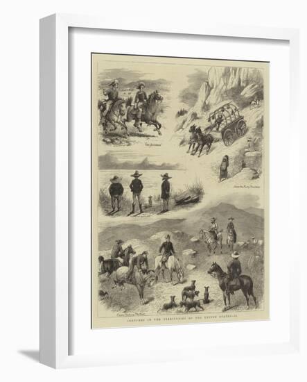 Sketches in the Territories of the United States, II-null-Framed Giclee Print