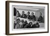 Sketches in Utah-Mormons at the Communion Table.-null-Framed Giclee Print