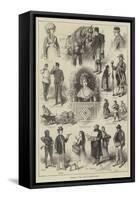 Sketches in Vienna, Types of Viennese People-null-Framed Stretched Canvas