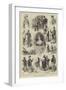 Sketches in Vienna, Types of Viennese People-null-Framed Giclee Print