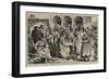 Sketches in Wales, Holyhead Market-null-Framed Giclee Print