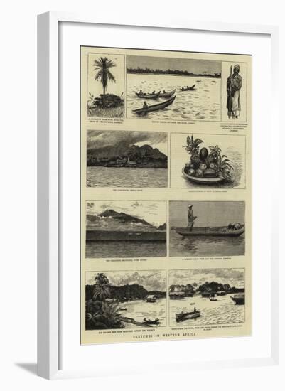 Sketches in Western Africa-null-Framed Giclee Print