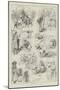 Sketches of a Cricket-Match at Mandalay, Burmah-null-Mounted Giclee Print