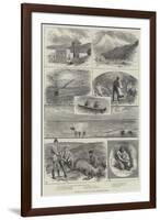 Sketches of a Cruise to Alaska, North-West America-null-Framed Giclee Print