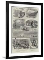 Sketches of a Cruise to Alaska, North-West America-null-Framed Giclee Print