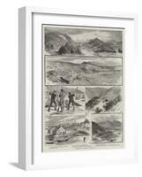 Sketches of a Cruise to Alaska-null-Framed Giclee Print