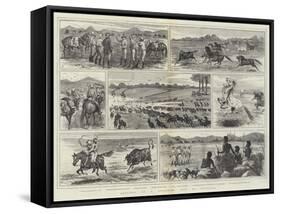 Sketches of a Stockman's Life in Australia-Alfred Courbould-Framed Stretched Canvas