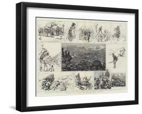 Sketches of a Trip to Norway, after Reindeer-Amedee Forestier-Framed Giclee Print