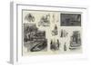 Sketches of a Trip to Norway-null-Framed Giclee Print