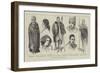 Sketches of Abyssinian Costumes-null-Framed Giclee Print