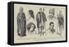 Sketches of Abyssinian Costumes-null-Framed Stretched Canvas