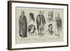 Sketches of Abyssinian Costumes-null-Framed Giclee Print