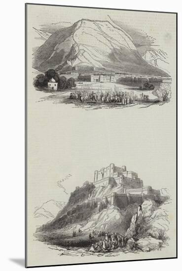 Sketches of Afghanistan-null-Mounted Giclee Print