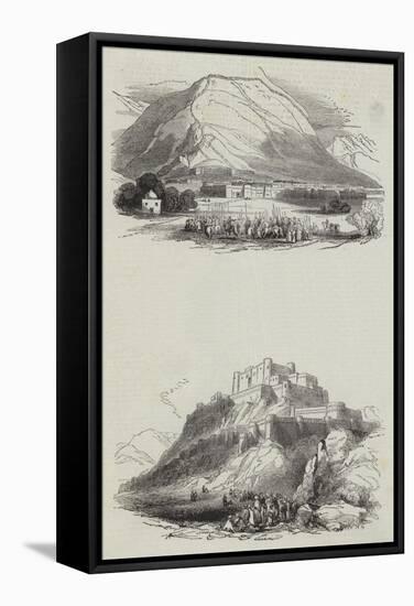 Sketches of Afghanistan-null-Framed Stretched Canvas