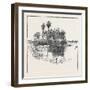 Sketches of Ancient Buildings at Dacca, Bengal: Ruins of the Sath Musjid or Seven-Domed Temple-null-Framed Giclee Print