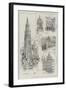 Sketches of Antwerp-null-Framed Giclee Print