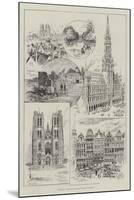 Sketches of Brussels and the Field of Waterloo-null-Mounted Giclee Print