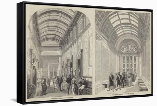 Sketches of Buckingham Palace-null-Framed Stretched Canvas