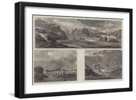 Sketches of Cashmere and Little Thibet-null-Framed Giclee Print