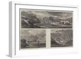 Sketches of Cashmere and Little Thibet-null-Framed Giclee Print
