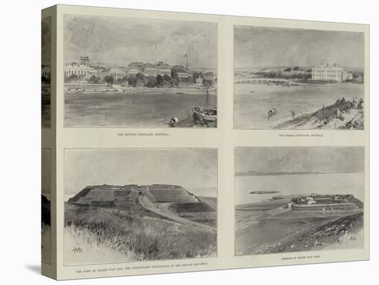 Sketches of China-Charles Auguste Loye-Stretched Canvas
