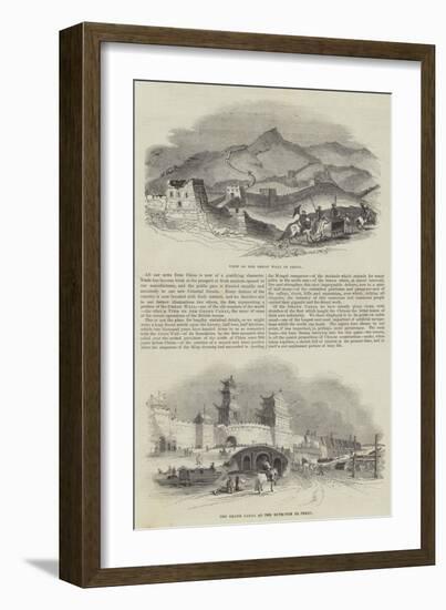 Sketches of China-null-Framed Giclee Print