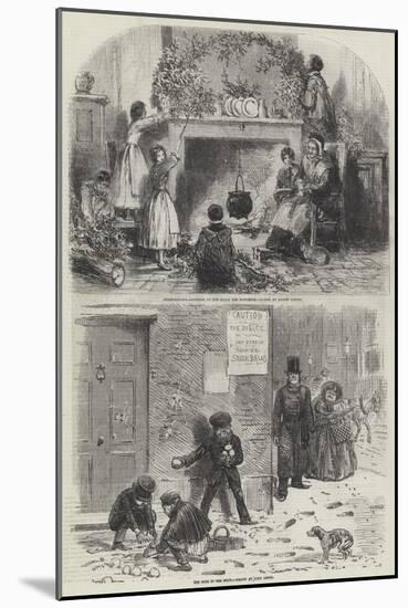 Sketches of Christmas-Myles Birket Foster-Mounted Giclee Print
