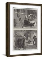 Sketches of Christmas-null-Framed Giclee Print