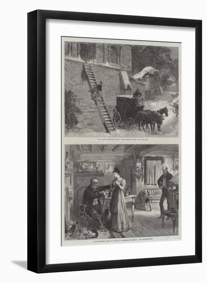 Sketches of Christmas-null-Framed Giclee Print