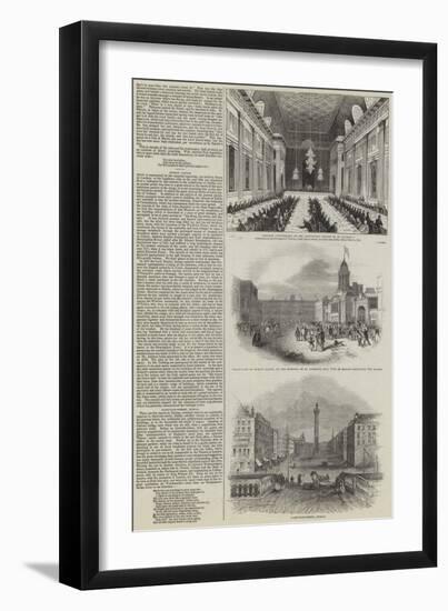 Sketches of Dublin-null-Framed Giclee Print