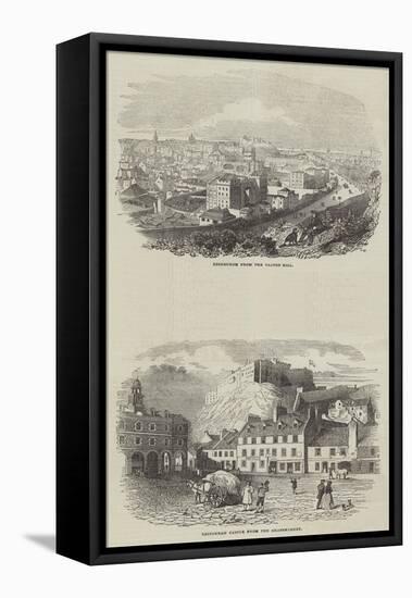 Sketches of Edinburgh-null-Framed Stretched Canvas