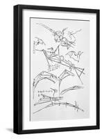 Sketches of Flying Machines-Leonardo da Vinci-Framed Photographic Print