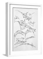Sketches of Flying Machines-Leonardo da Vinci-Framed Photographic Print